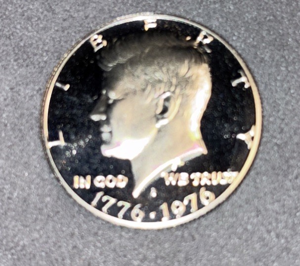 1976 S Kennedy Bicentennial Half Dollar PROOF 40% Silver US Coin 0.400 Fineness