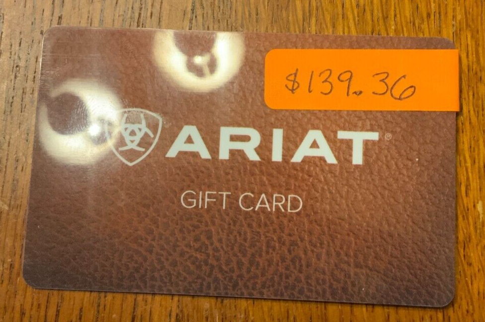 Ariat $139.36 Gift Card for Boots & Western Wear-image