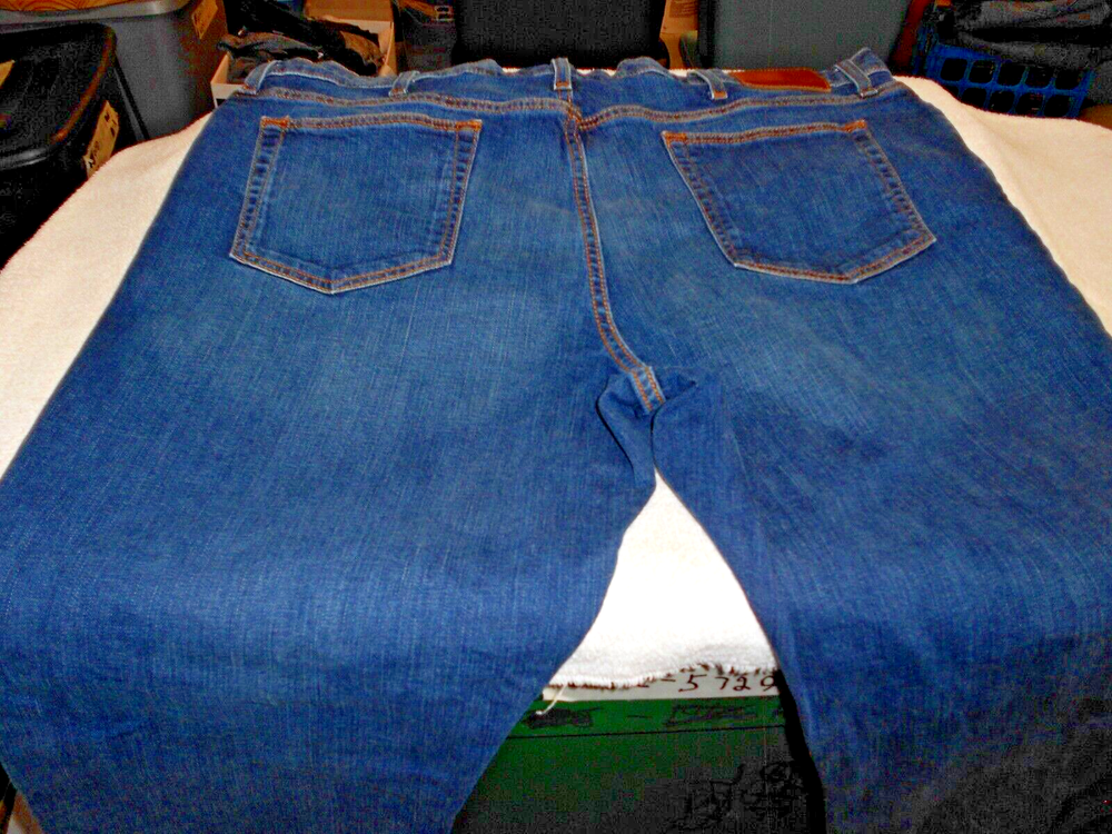 Tommy Hilfiger Men's Straight Stretch Blue Jeans 41x32