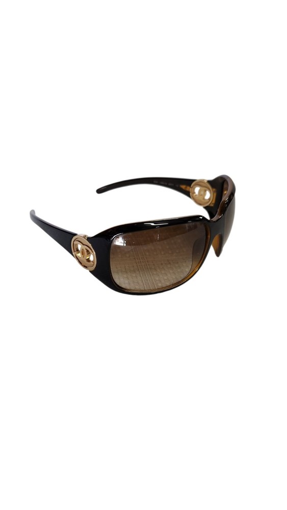 Vintage Chanel Oversized Cat Eye Sunglasses 90s Retro Classic