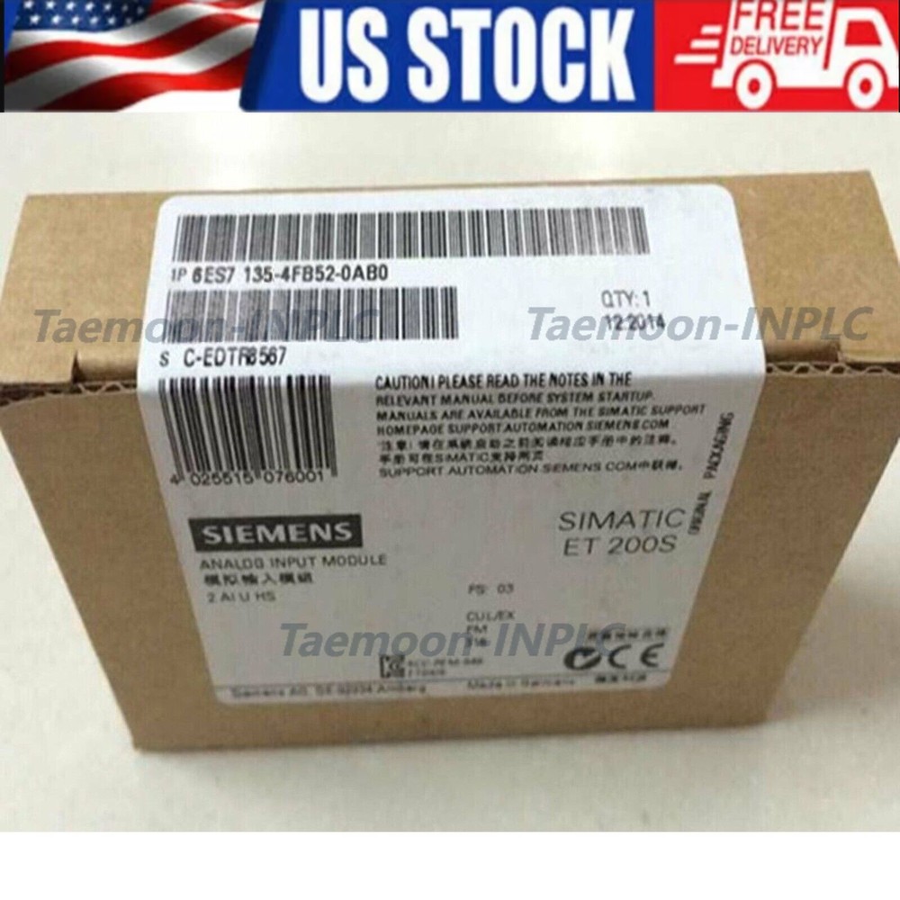 New Siemens 6ES7135-4FB52-0AB0 Electronics module for ET200S 6ES7 135-4FB01-0AB0
