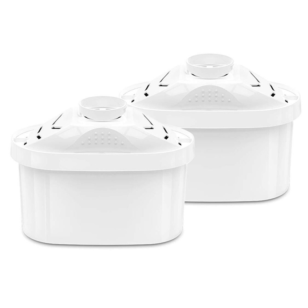 Pack of 2 Alkaline Water Pitcher Filter Cartridge Replacement with 4-Stage Fi...