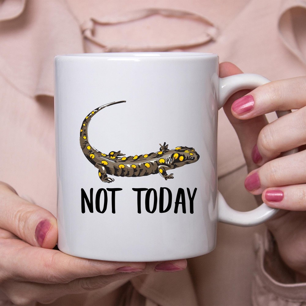 Funny Lizard Chocolate Not Today Mug Lazy Gift For Women Coffee Mug Coffee Cup