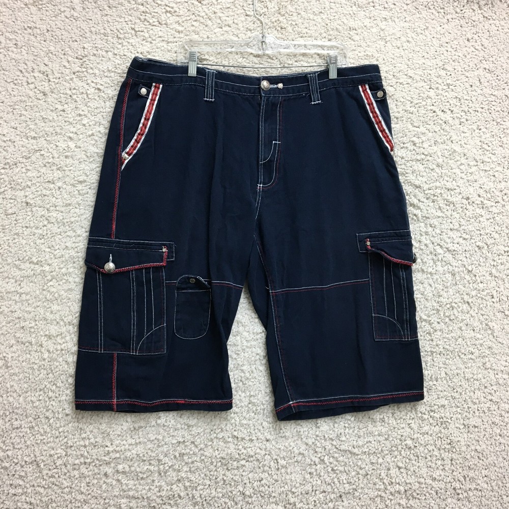 VINTAGE Coogi Shorts 42 Mens Knit Jeans Embroidered Skater Baggy Guitar Hip Hop