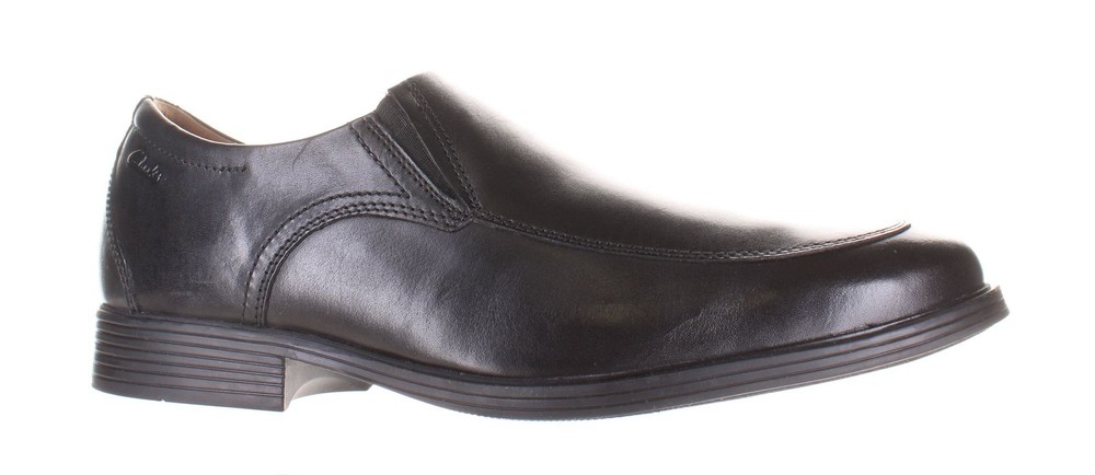 Clarks Men Whiddon Black Loafers Size 10 Wide 5378384