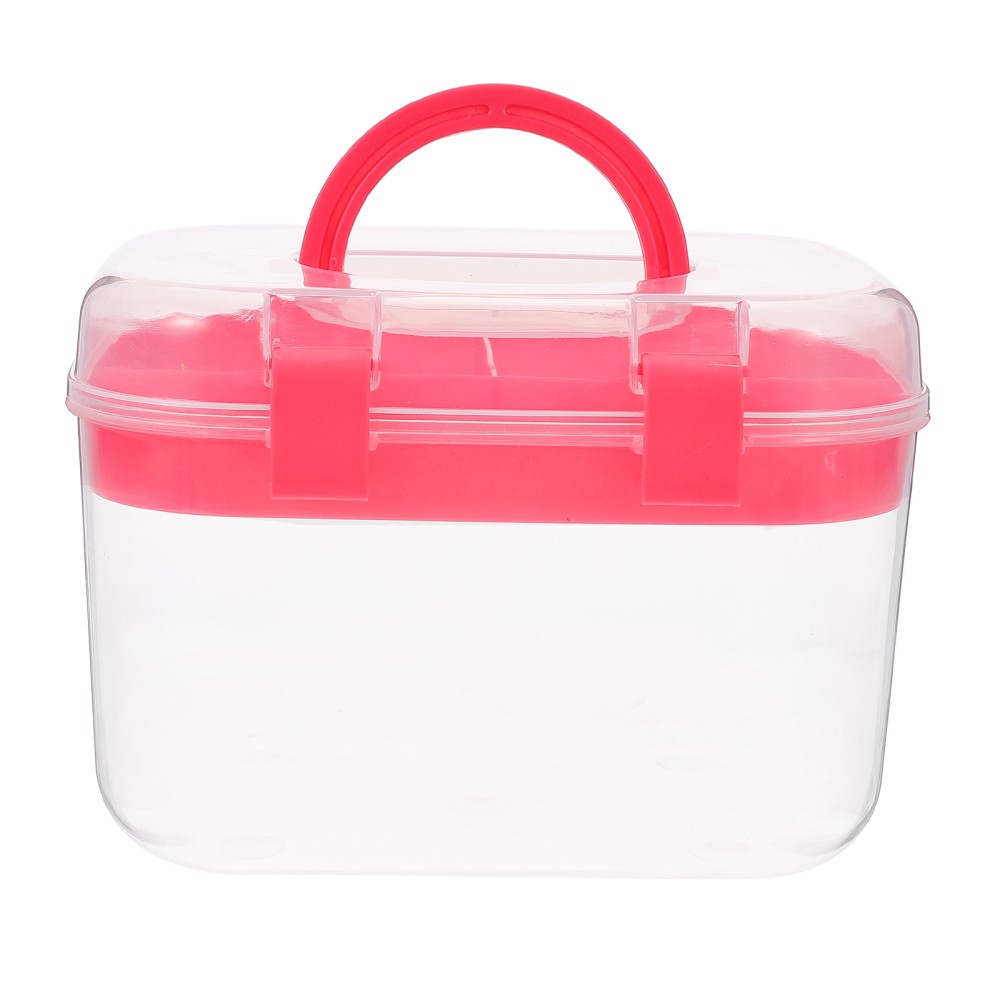 Large Capacity Double Storage Box Office Medicine Case Container-image