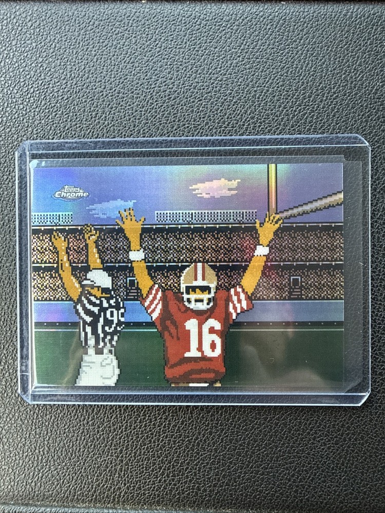 2025 Topps Chrome Football  Joe Montana Tecmo Bowl