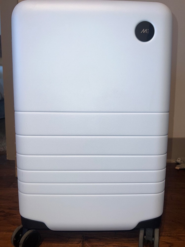 Monos Blue Haze Lightweight Durable Carry-On Luggage for Travel