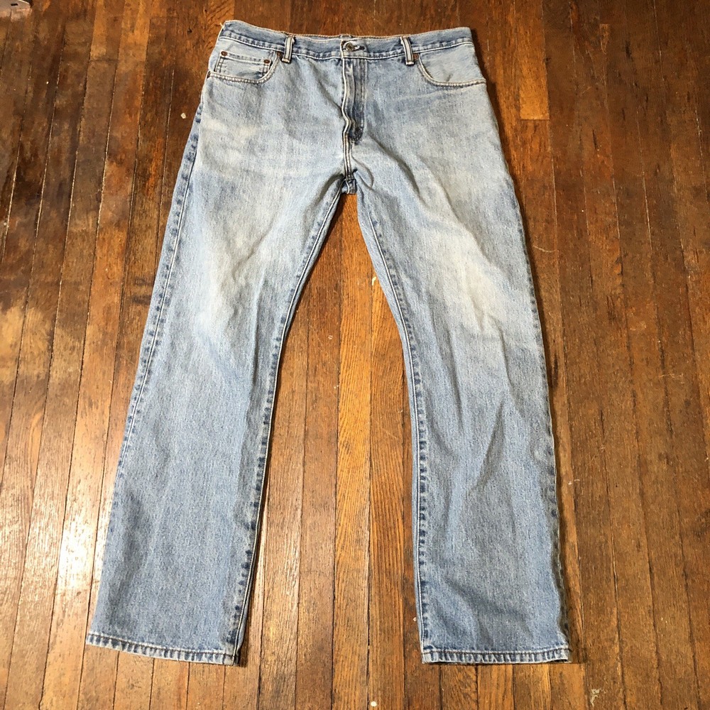 Levi’s 517 Boot Cut Jeans Men’s Size 36x33 Blue Light Stonewash Western Y2K Fade