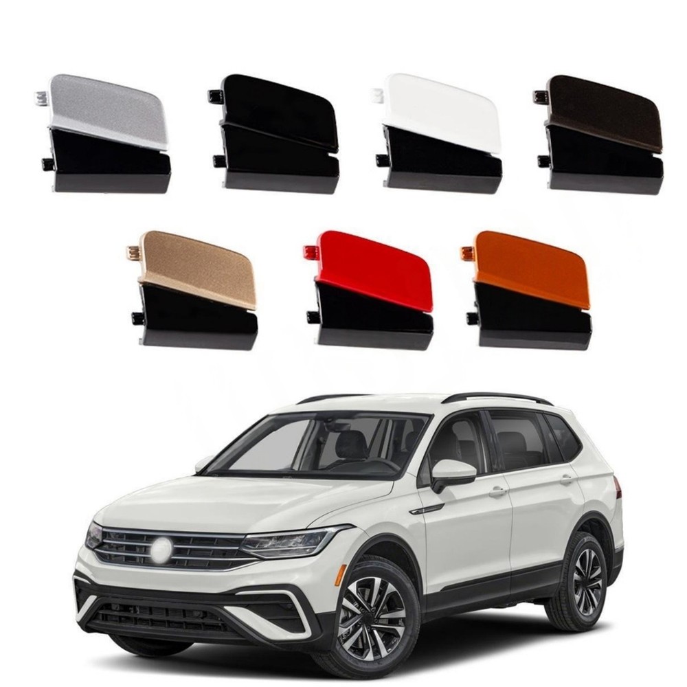 Front Bumper Towing Tow Hook Hole Eye Cover Cap For Volkswagen Tiguan 2022-2023