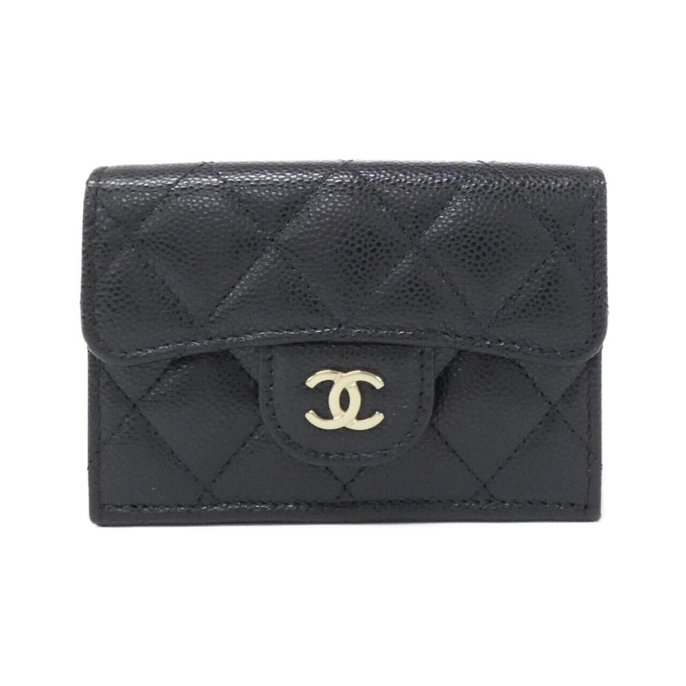 Authentic CHANEL Timeless Classic AP0230 Wallet with Silver Hardware