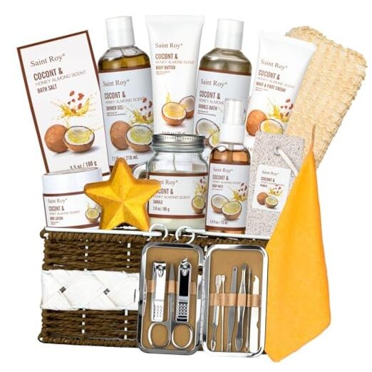 Fathers Day Spa Gift Set for Men – 26-Piece Bath & Body Care Basket  -image