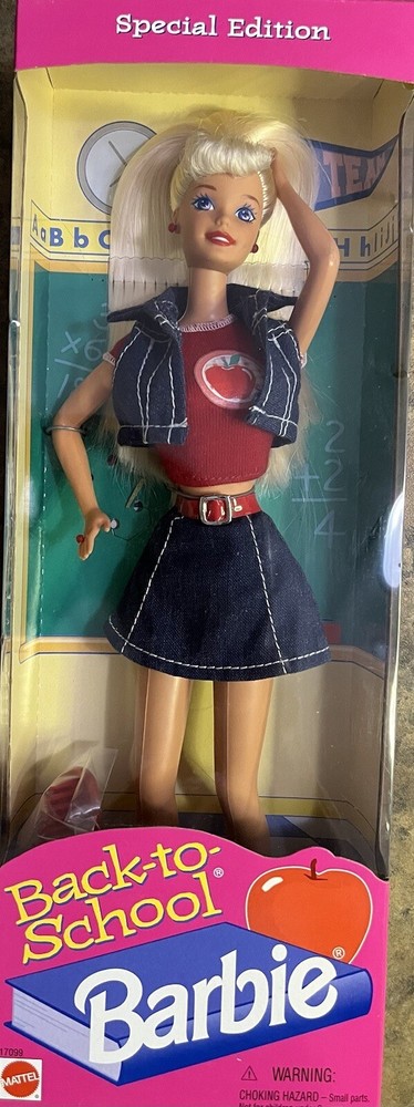 1996 Back To School Barbie NRFB-image