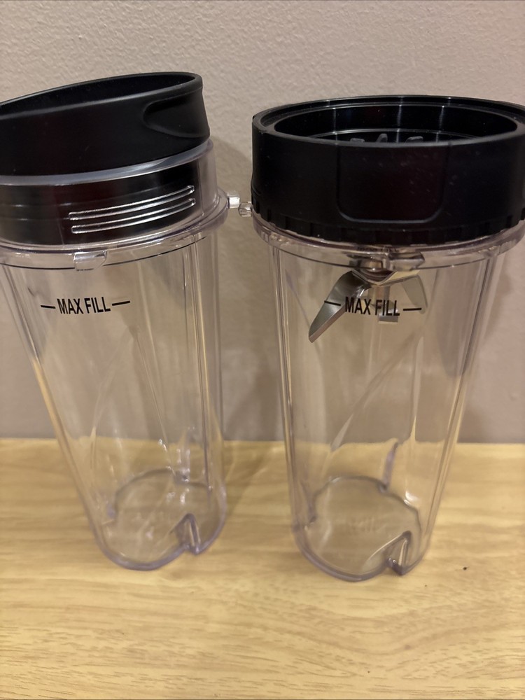 Nutri Ninja 21 Oz Single Serve Blender Cup W/ Blade Assembly Replacement OEM NEW