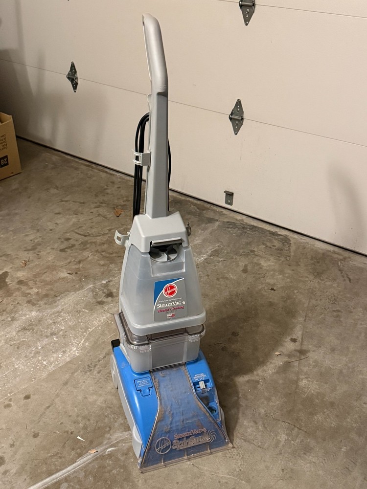 Hoover SteamVac SpinScrub Upright Carpet Cleaner F5914-900 Heated Cleaning Teste