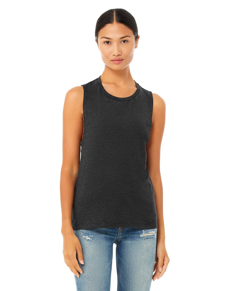 Bella + Canvas Ladies Flowy Scoop Muscle Tank - B8803 - MEDIUM - CLEARANCE SALE-image