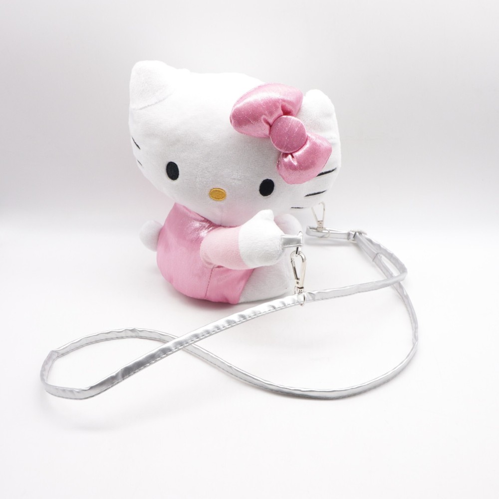 Hello Kitty Plush Hugger Crossbody with PU strap
