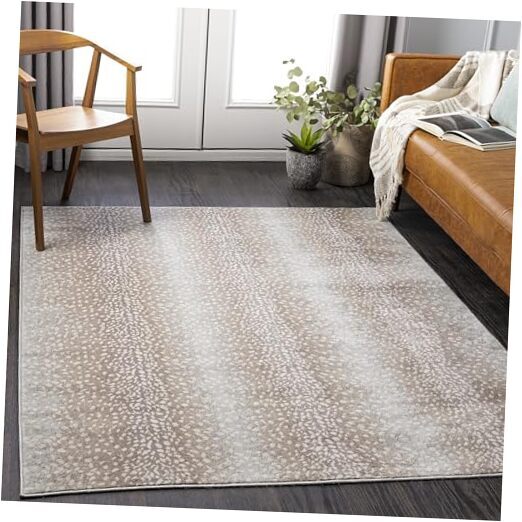 Pablo Antelope Print Area Rug,, 5'3