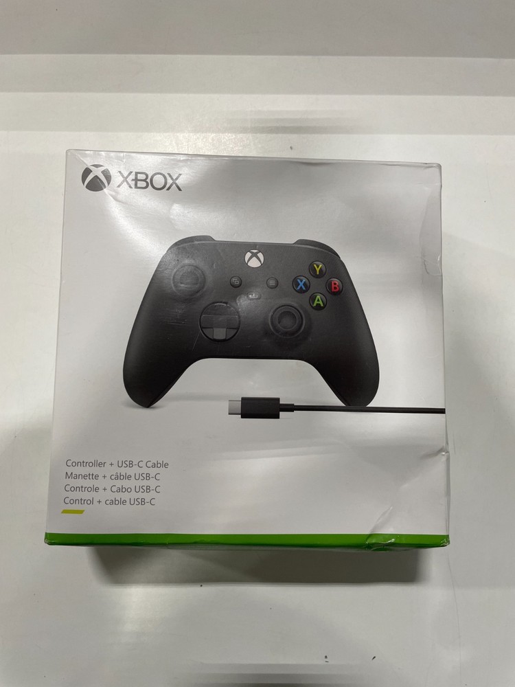 Xbox Black Controller + USB-C Cable For Xbox One Series X/S With Box