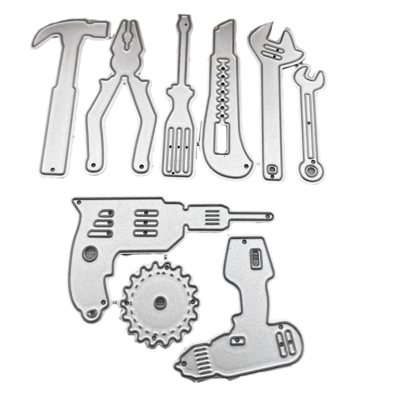 Repair Tool Metal Cutting Dies Stencil DIY Scrapbook Album Paper Card Template