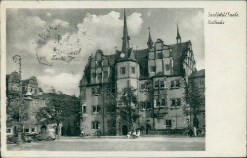 Ansichtskarte Saalfeld Saale Rathaus (Nr.9763)