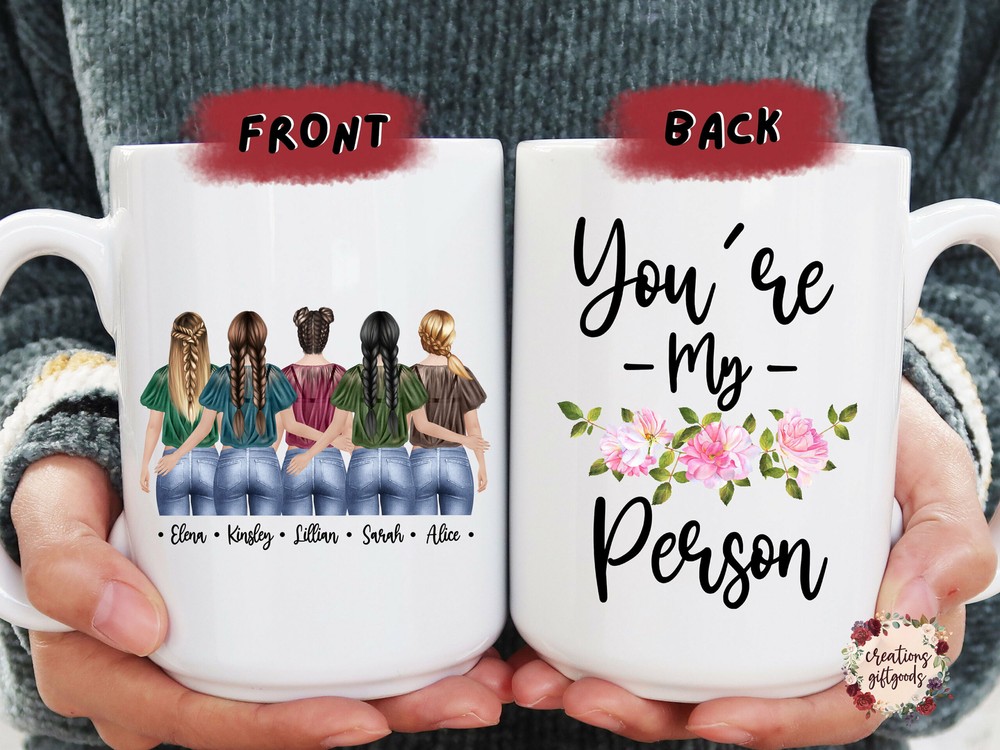 You're My Person Custom Best Friend Gift Mug Best Friends Forever Bff Gift Mug