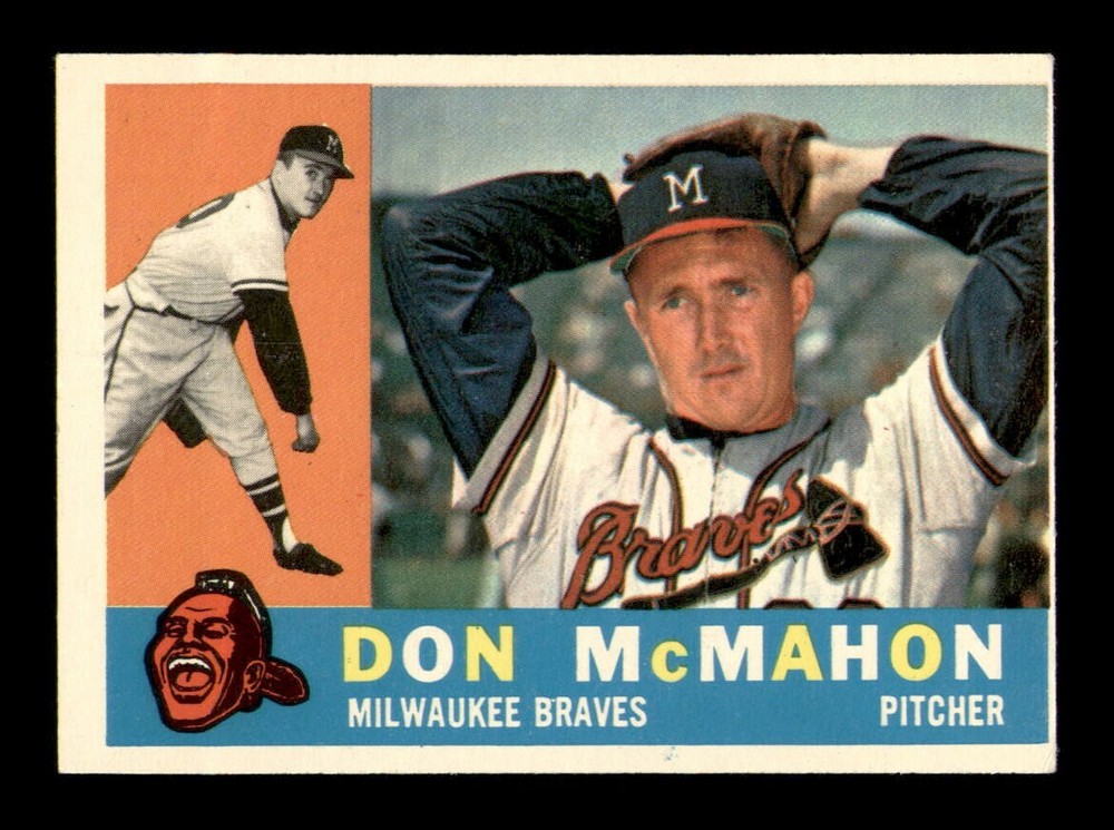 1960 Topps #189 Don McMahon EX-MINT Baseball Card by OBGcards