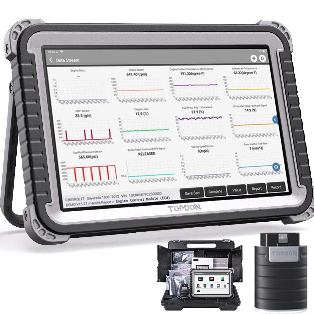 2025 TOPDON Phoenix Plus V V+ELITE Bidirectional Diagnostic Scanner ECU Coding