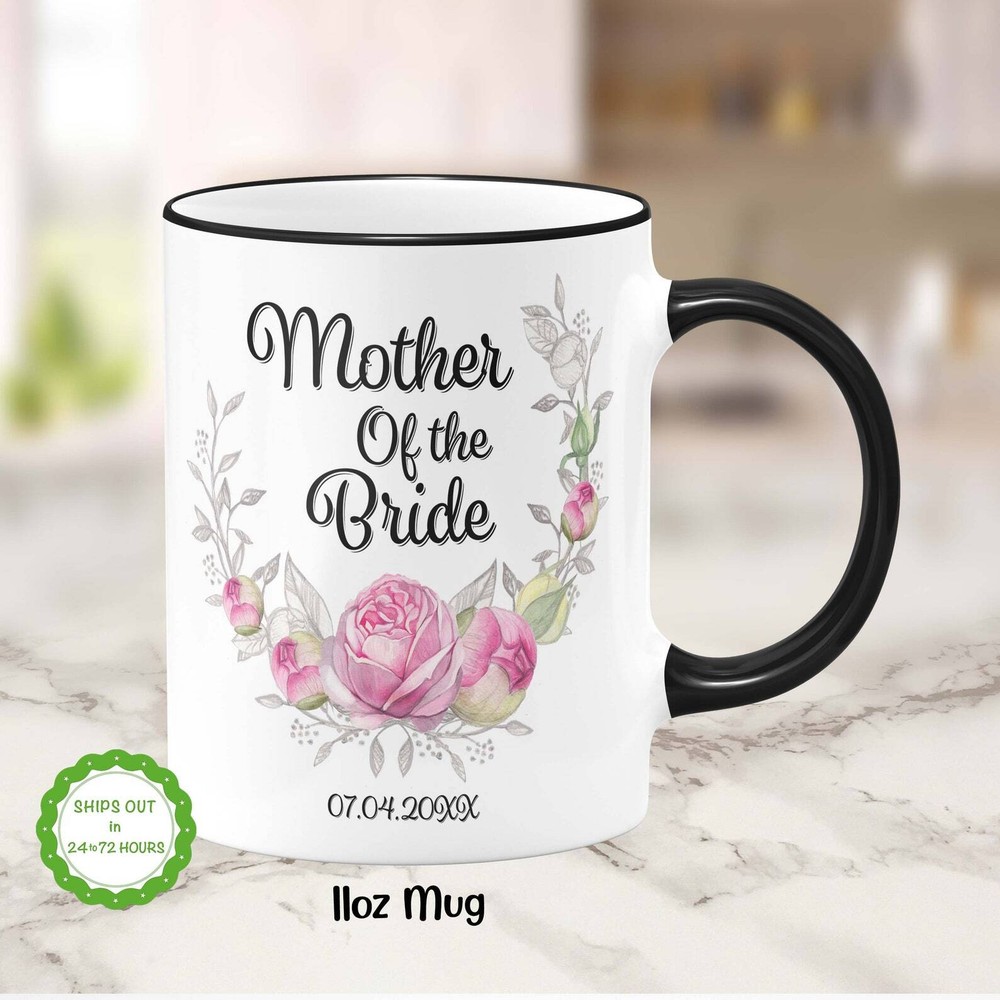 Mother Of The Bride Mug Personalized Mother Of The Bride Custom Mug Bridal Party