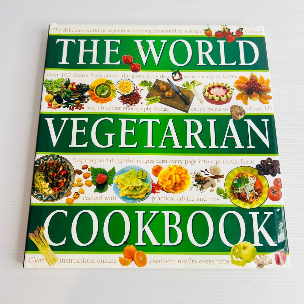 The World Vegetarian Cookbook by Stewart Jillian – Healthy Recipes Hardcover