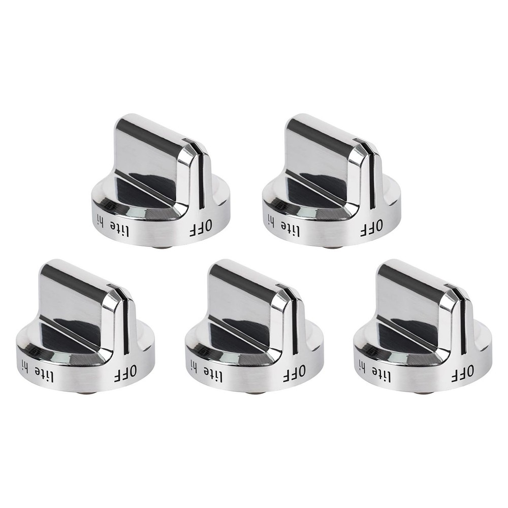 5PCS Range Control Knob Replacement 5304502763 For Frigidaire Oven Gas Stove