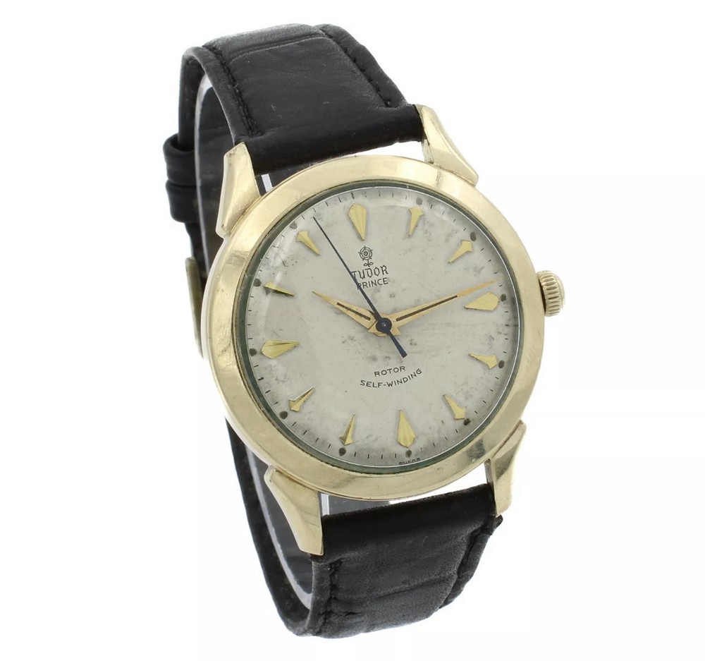 Vintage Tudor Prince Automatic Men's Watch 34mm Silver Dial Ref W149037-1 AS IS