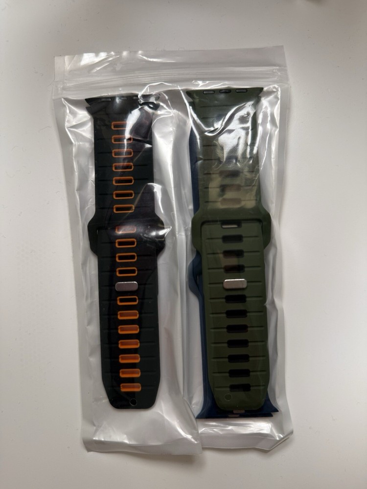 Upgrade with 2 Durable Apple Watch Sport Bands for Tactical Wear