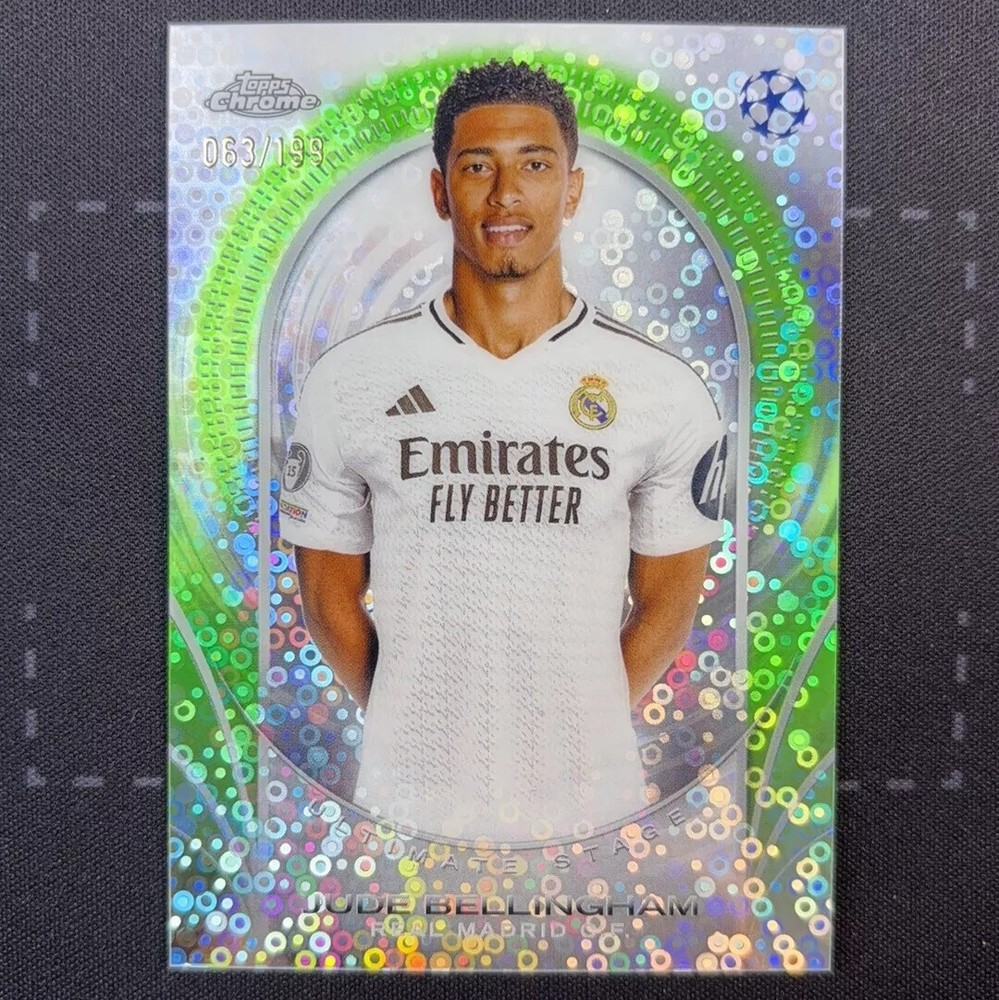 Jude Bellingham 2024-25 Topps Chrome UCC Ultimate Stage Neon Green /199 -JJ