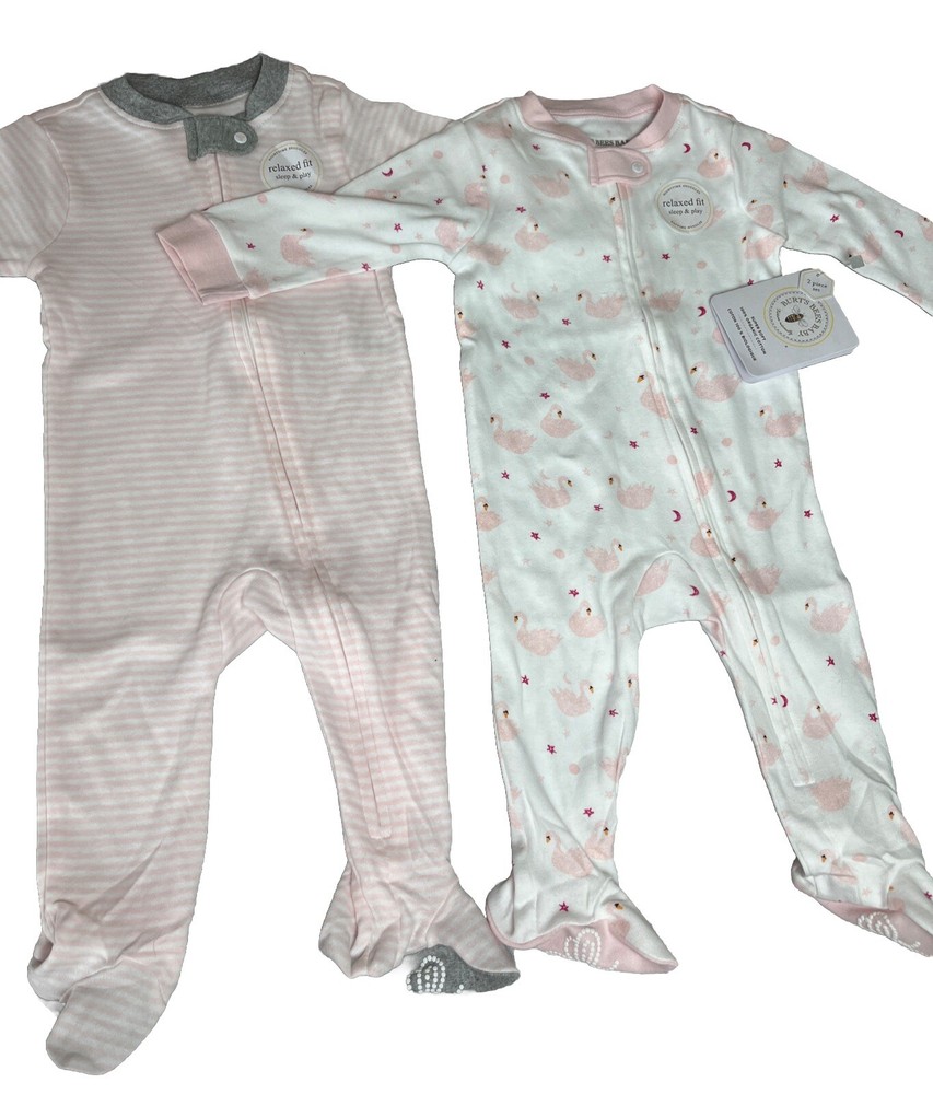 Burts Bees Baby Pajamas - 3-6 months - 2 Piece Set New