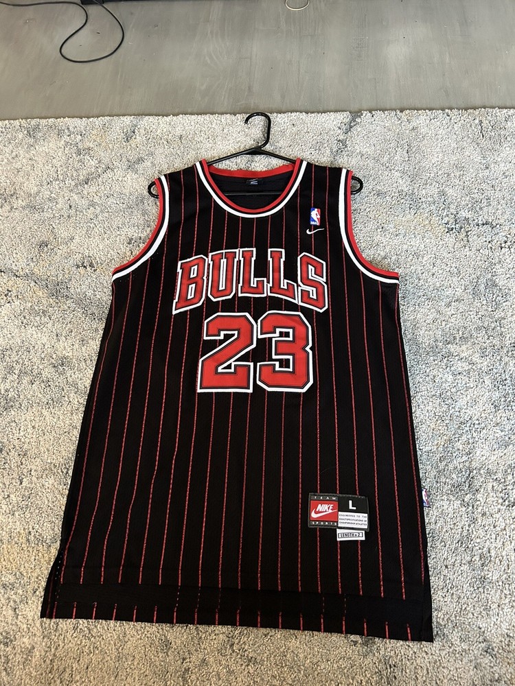 Michael Jordan 96-97 season retro black stripes #23 embroidery