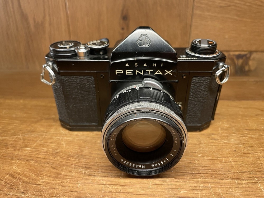 *Rare Black : Near Mint* Pentax S2 Early Model Film Camera Auto Takumar 55mm F/2