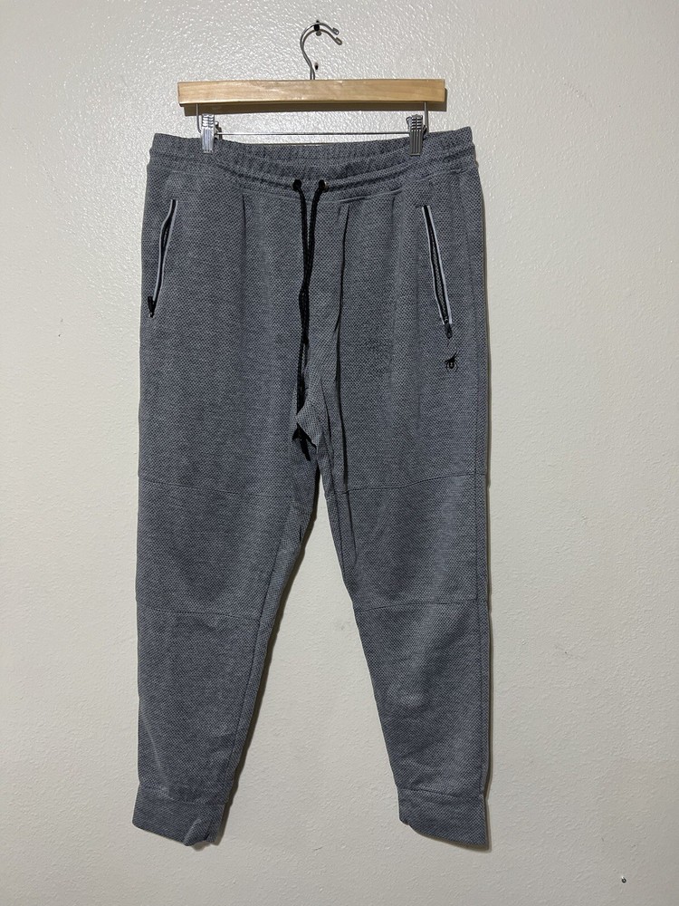 Spyder Men's XL Gray Active Jogger Pants for Gym Workout & Lounge