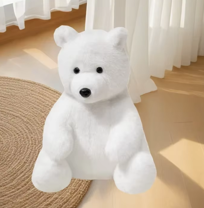 Polar Bear 10 Inch Soft Plush Stuffed Animal Toy for Kids Toddler Gift