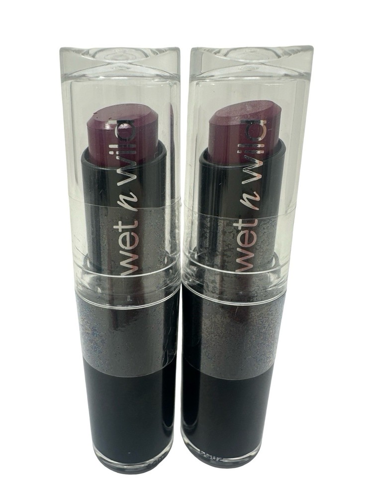 WET N WILD Mega Last Lipstick 908C SUGAR PLUM FAIRY Sealed NEW (Lot of 2)