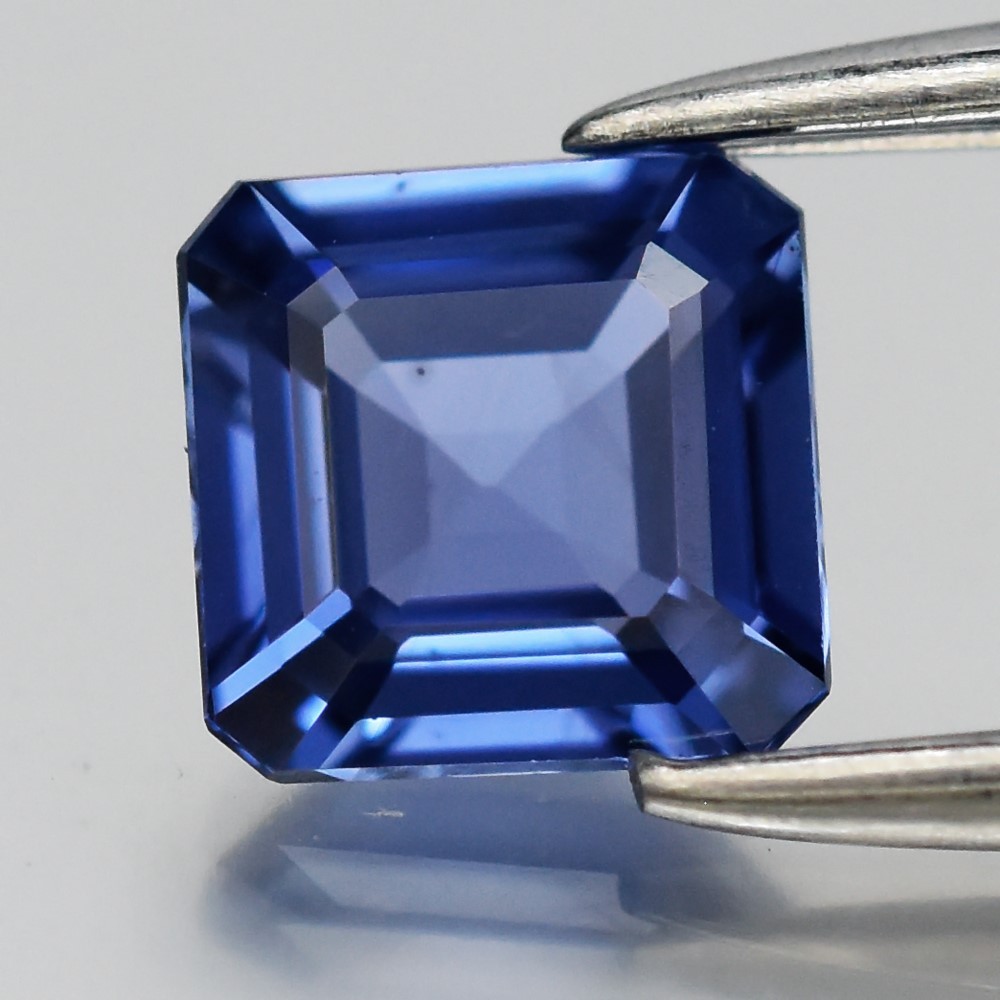 💎 0.56ct 4.5x4.5mm VVS Octagon Natural Blue Sapphire - Heated, Ceylon Gemstone