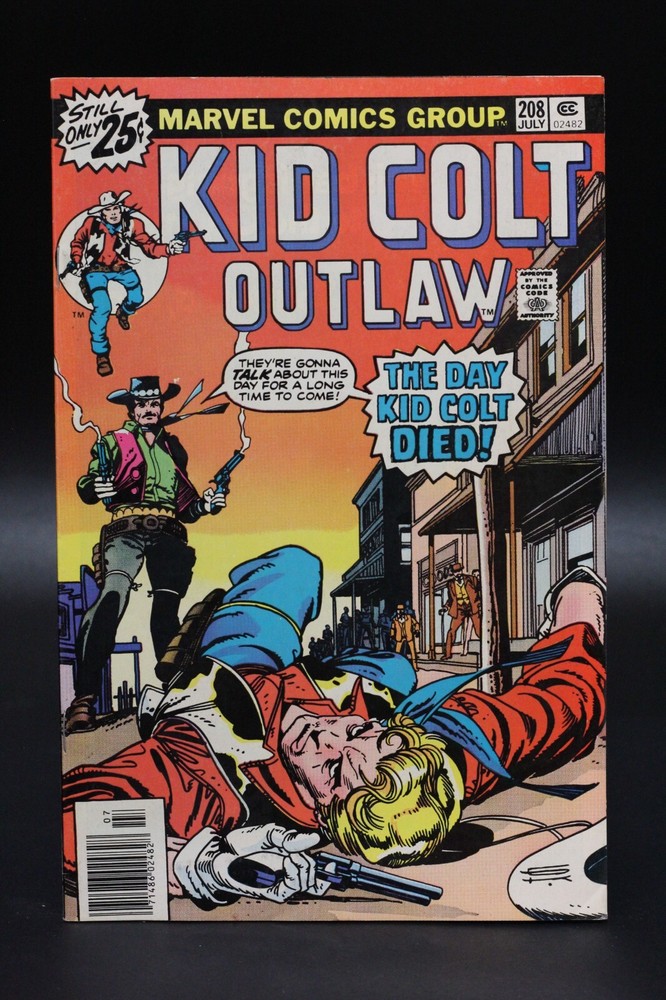 Kid Colt Outlaw (1948) #208 New Gil Kane Cover Jack Keller Art Reprints VF