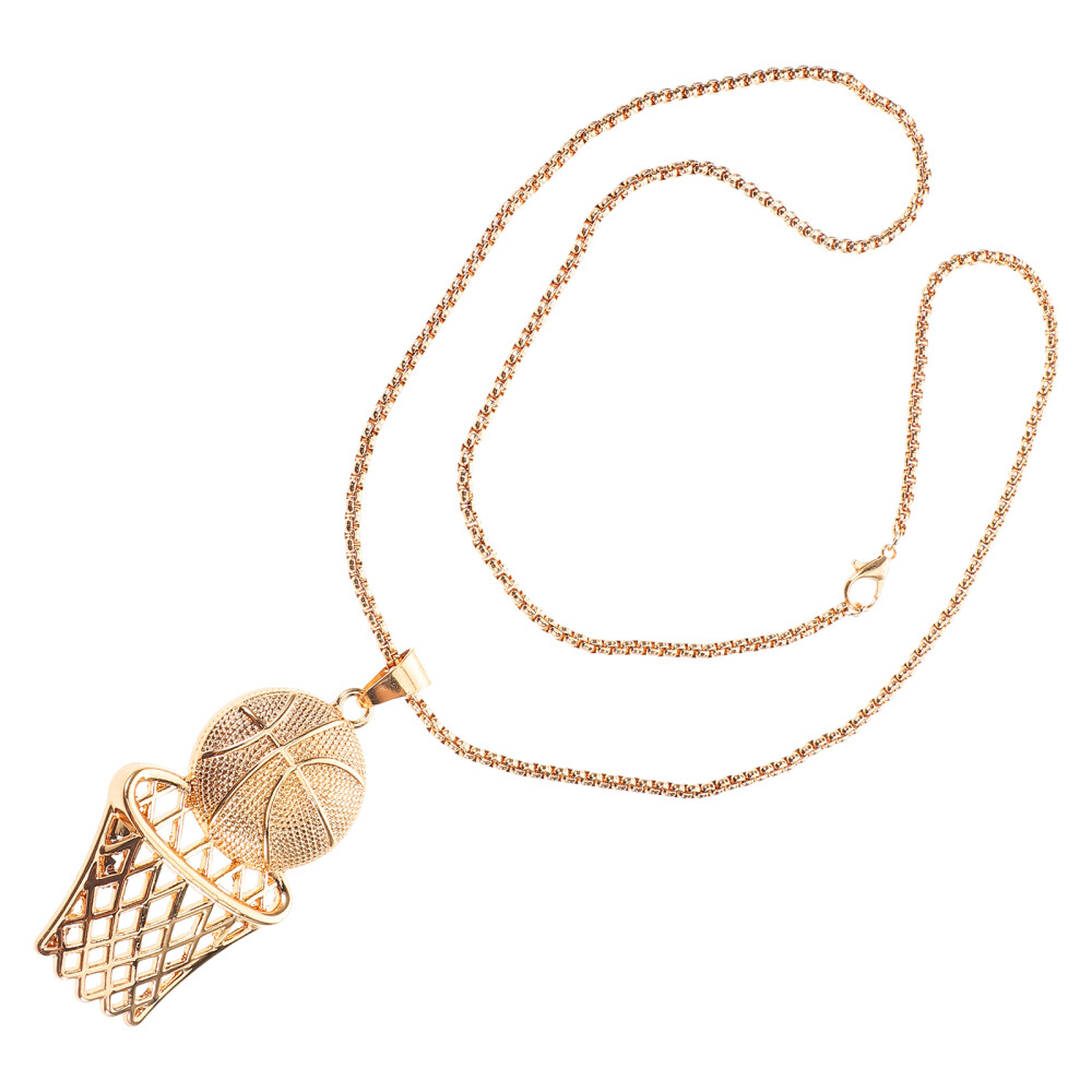 Fashion Necklace Stylish Necklace Men's Basketball Necklace Punk Necklace Men