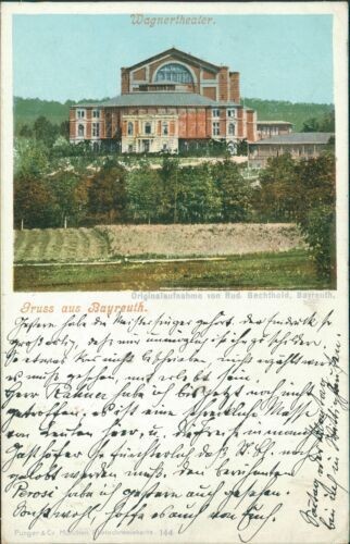 Postcard Bayreuth Wagner Theatre 1899 (No.9063)