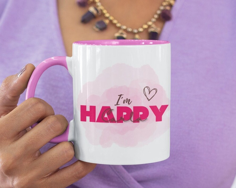 Custom Engraved Daily Affirmation Mug for Self-Love & Positivity