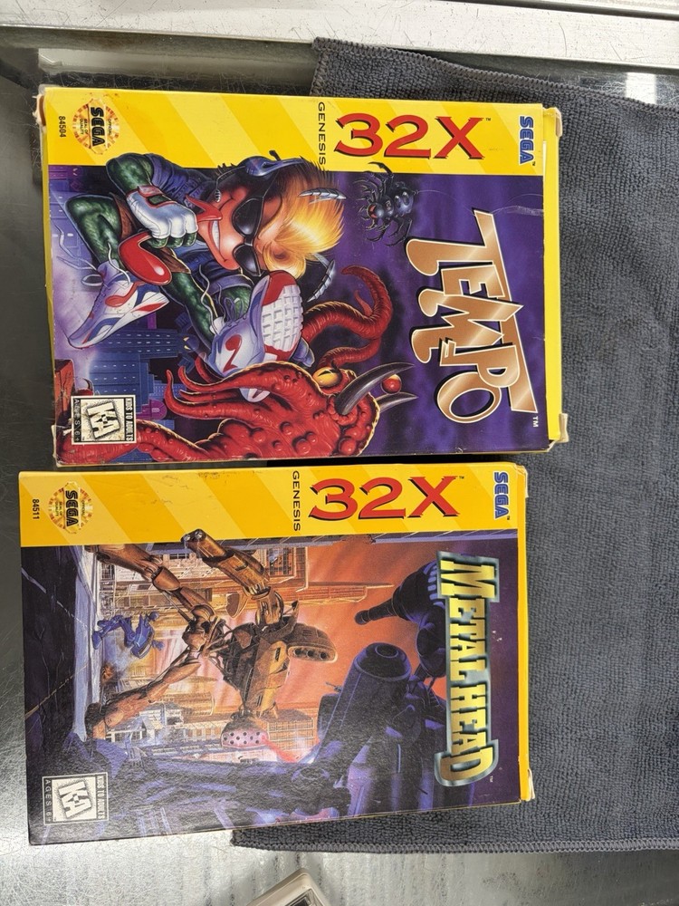 Tempo (Sega 32X, 1995) 2 Game Pack Bundle  • Tested & Working