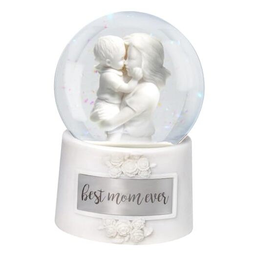 Mothers Day Snow Globe with Wind Up Music Box for Home Decor-image