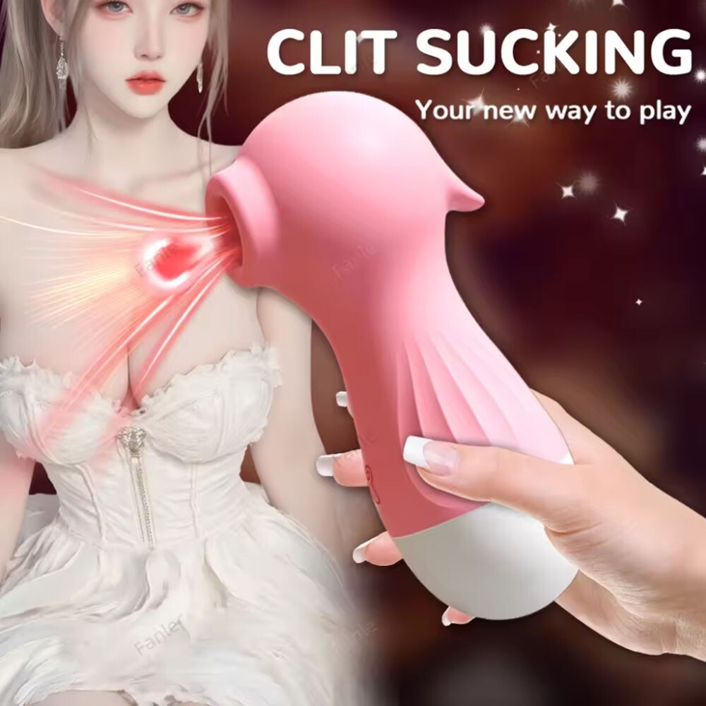 Silicone Clit Sucker and G-Spot Vibrator for Women