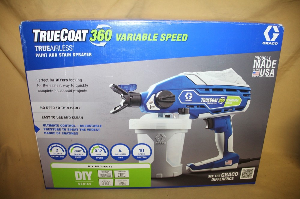 Graco TrueCoat 360 Variable Speed Handheld Airless Paint Sprayer - 26D283