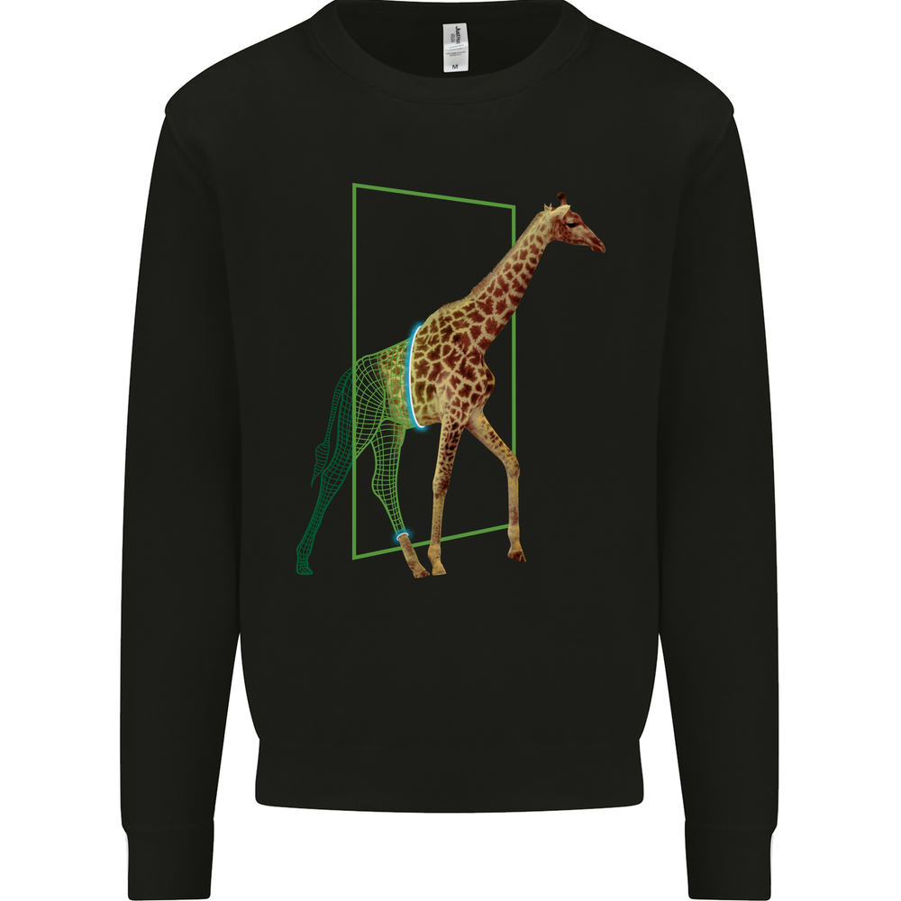 An Obscure Giraffe Design Mens Sweatshirt Jumper